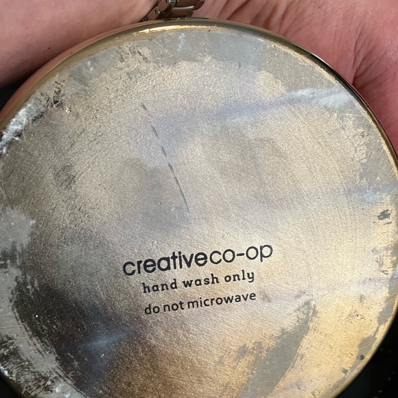 Co-op serving teapot striped pattern in blue, white, and gold - Picture 4 of 4